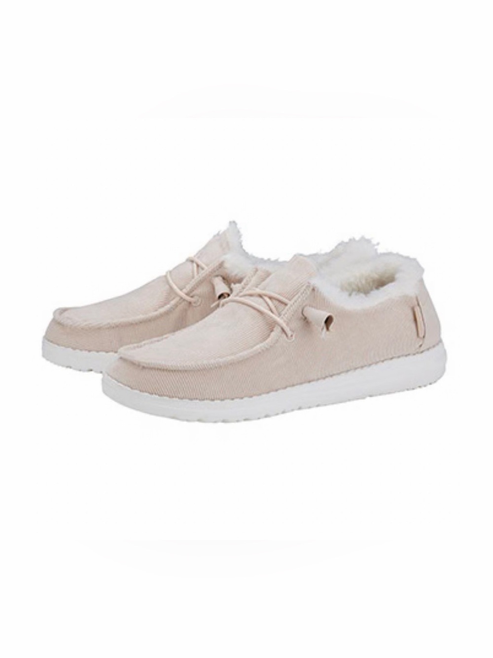 Hey Dude Wendy Corduroy Cream sz 5